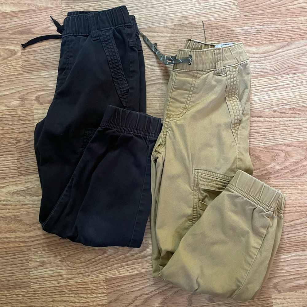 LOT Wrangler Kids Black and Tan Gamer Cargo Pants